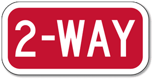 2 Way Sign