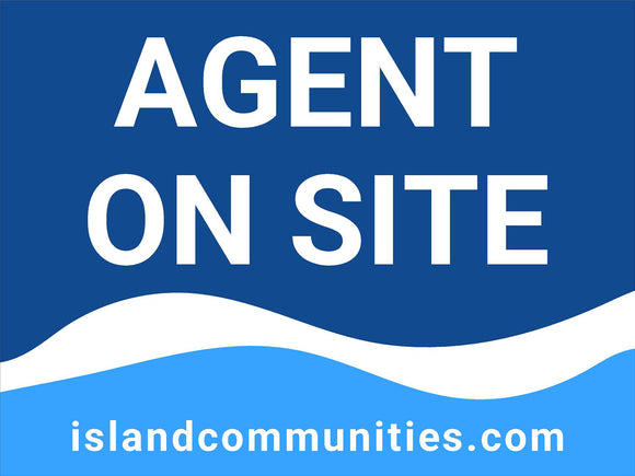Coroplast Sign - Agent On Site