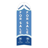 14 ft Double Sided Feather Flag Spike Base Kit - Homes For Sale