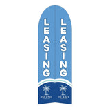 14 ft Double Sided Feather Flag Spike Base Kit - Leasing