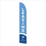 Replacement 14 ft Double Sided Feather Flag - Leasing