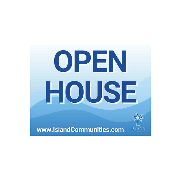 Open House Ground Stake Sign
