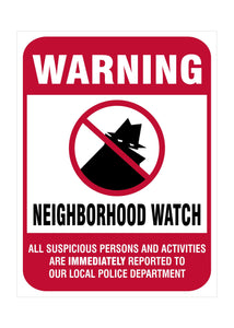 Neighborhood Watch Sign