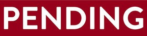 Pending Sign Rider with Pins
